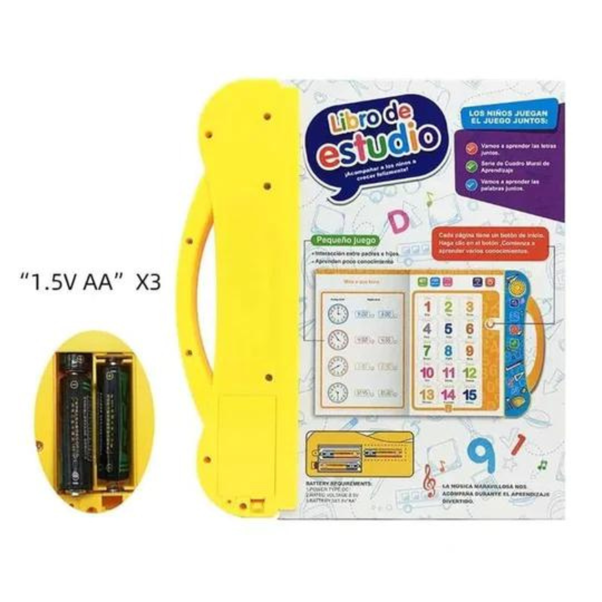 Libro interactivo táctil con sonido