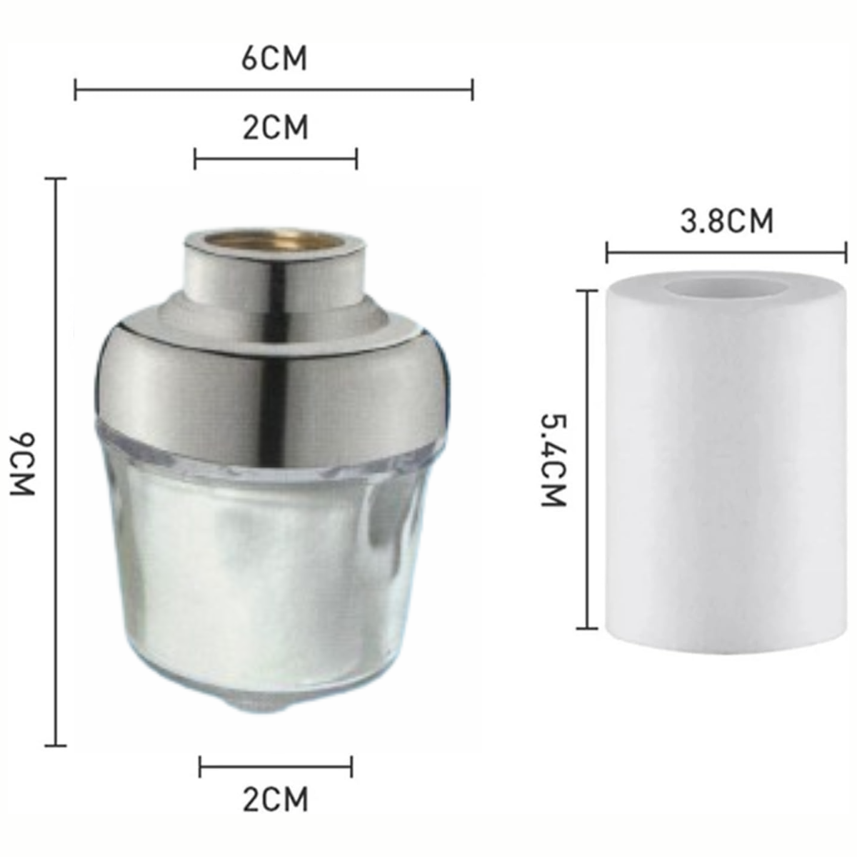 Filtro de agua potable universal