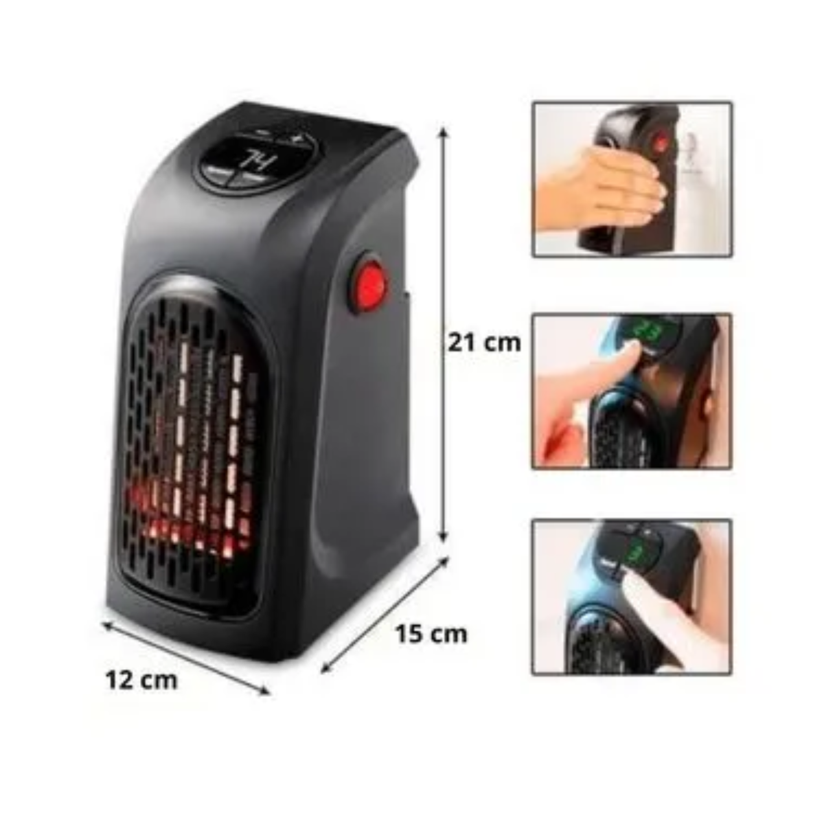 Mini calefactor eléctrico